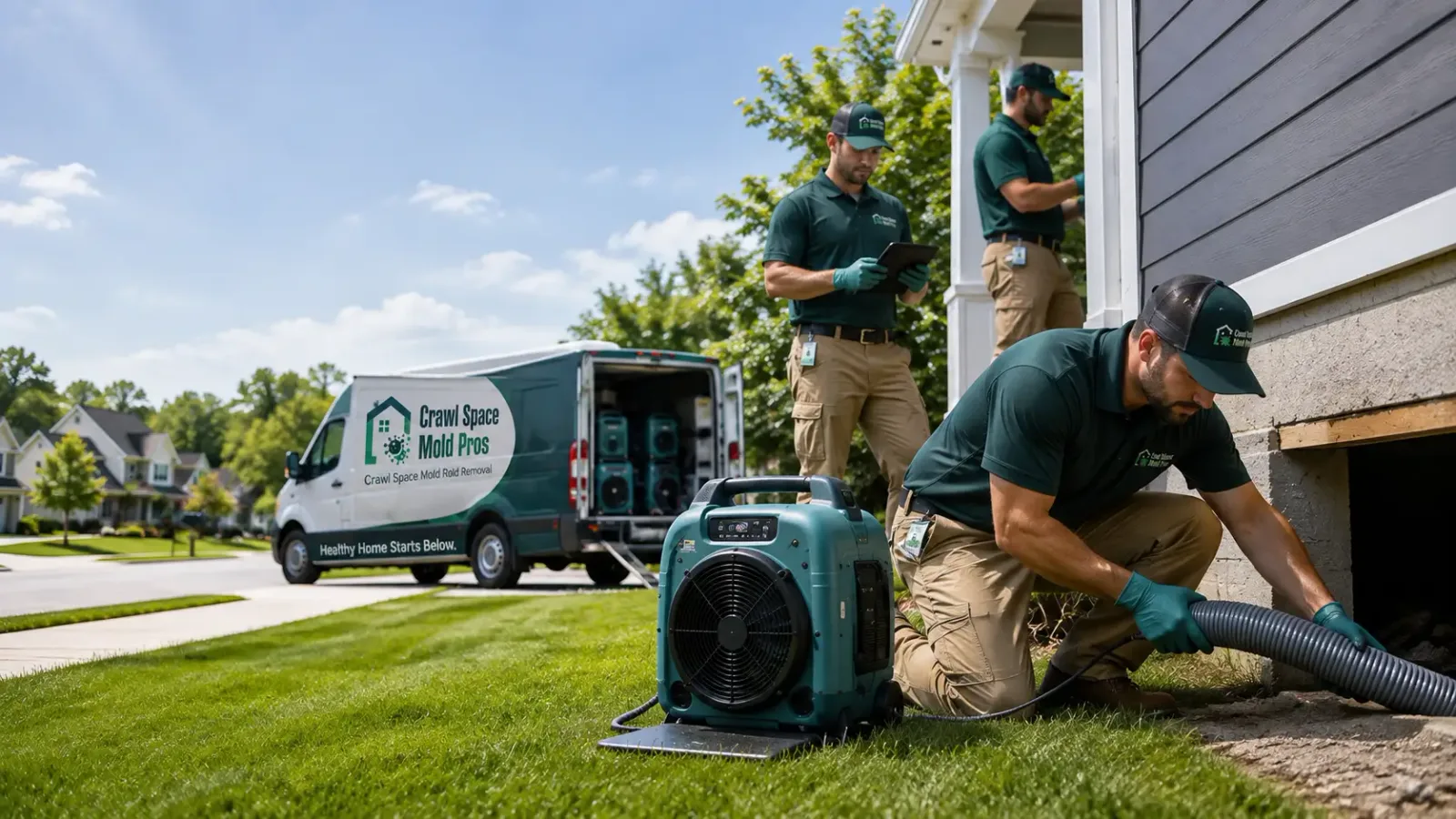 Crawl Space Mold Removal in Durand, MI